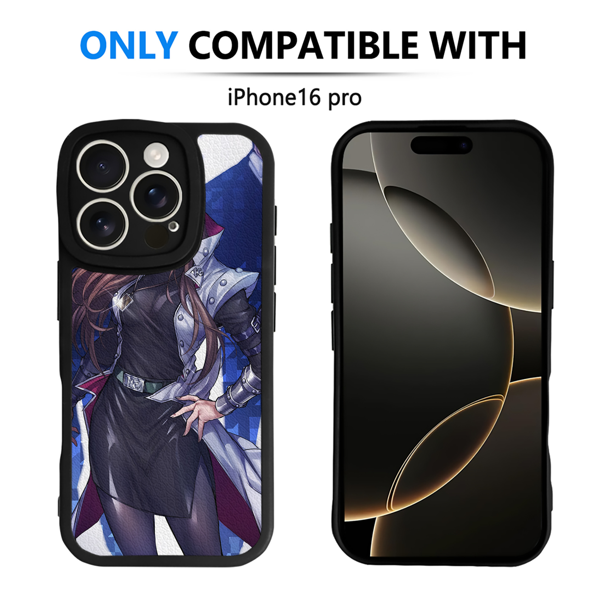 （画像用） 遊☆戯☆王 Yu-Gi-Oh! 【iPhone 16シリーズ対応】シリコンスマホケース（レザー調） 材質：シリコン